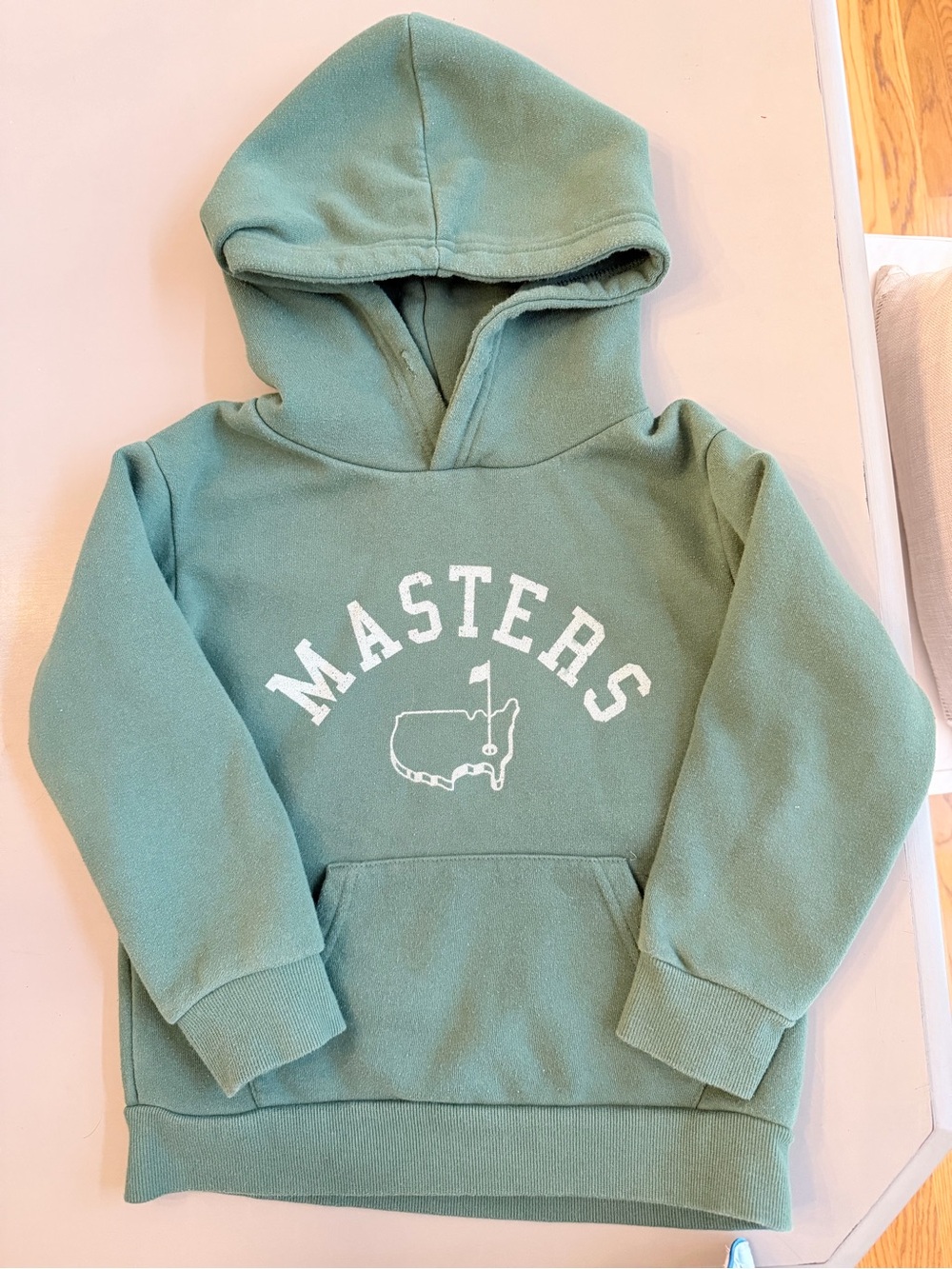 Kids Masters Green Hoodie Sweatshirt, small